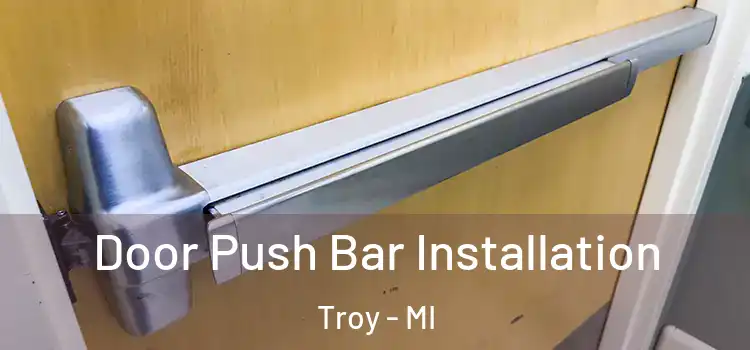 Door Push Bar Installation Troy - MI